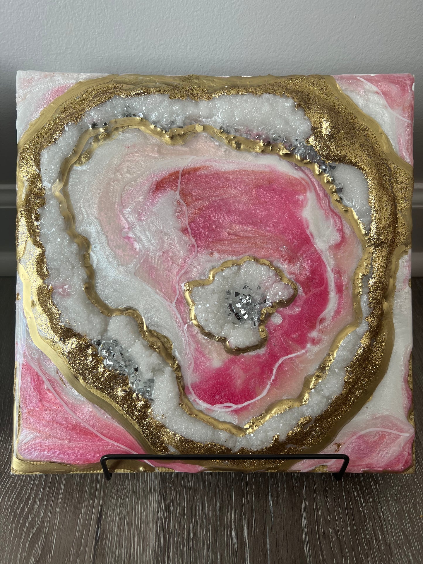 iHeart Pink Geode 1